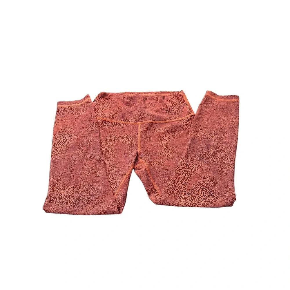 Lululemon Wunder Train‎ High Rise Tight Crackle Glaze Women's Size Small